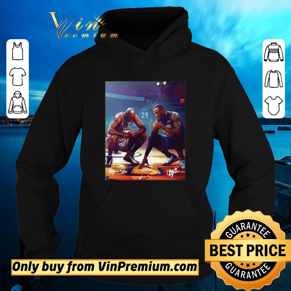 Pretty Lebron James And Kobe Bryant Signatures shirt