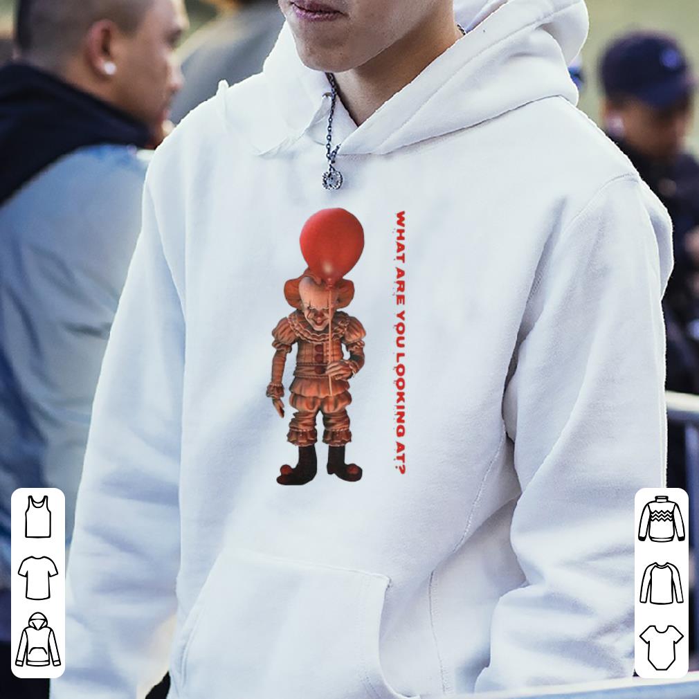 Top What are you looking at Pennywise It shirt 6 Top What are you looking at Pennywise It shirt