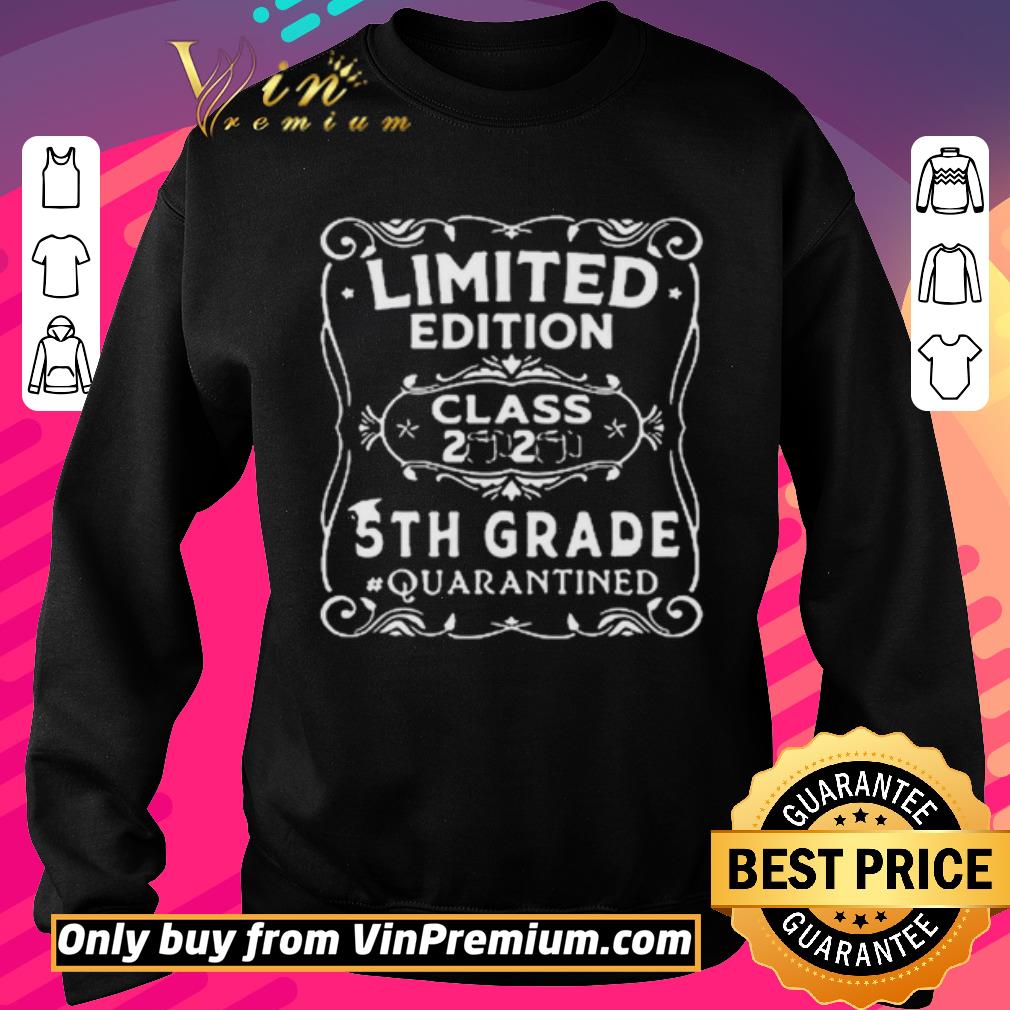 Awesome Class 2020 5th Grade Quarantined shirt
