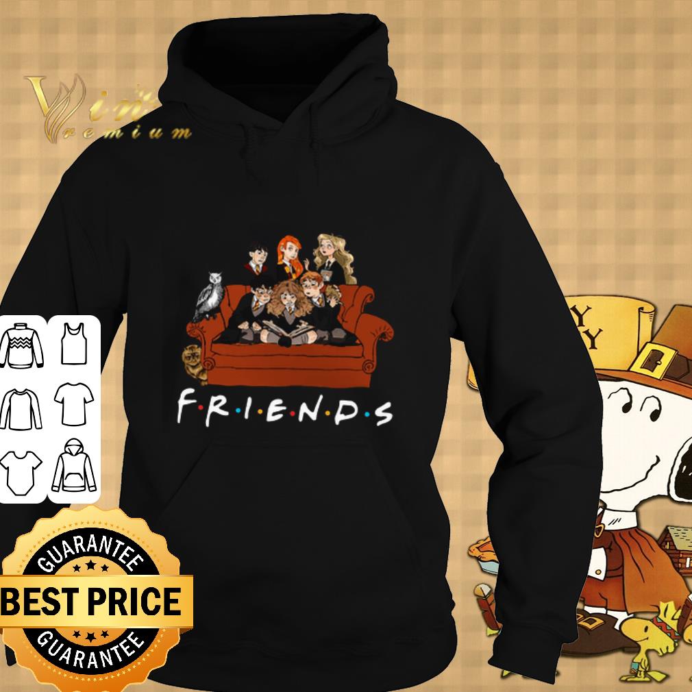 Official Friends Harry Potter Characters On Sofa shirt