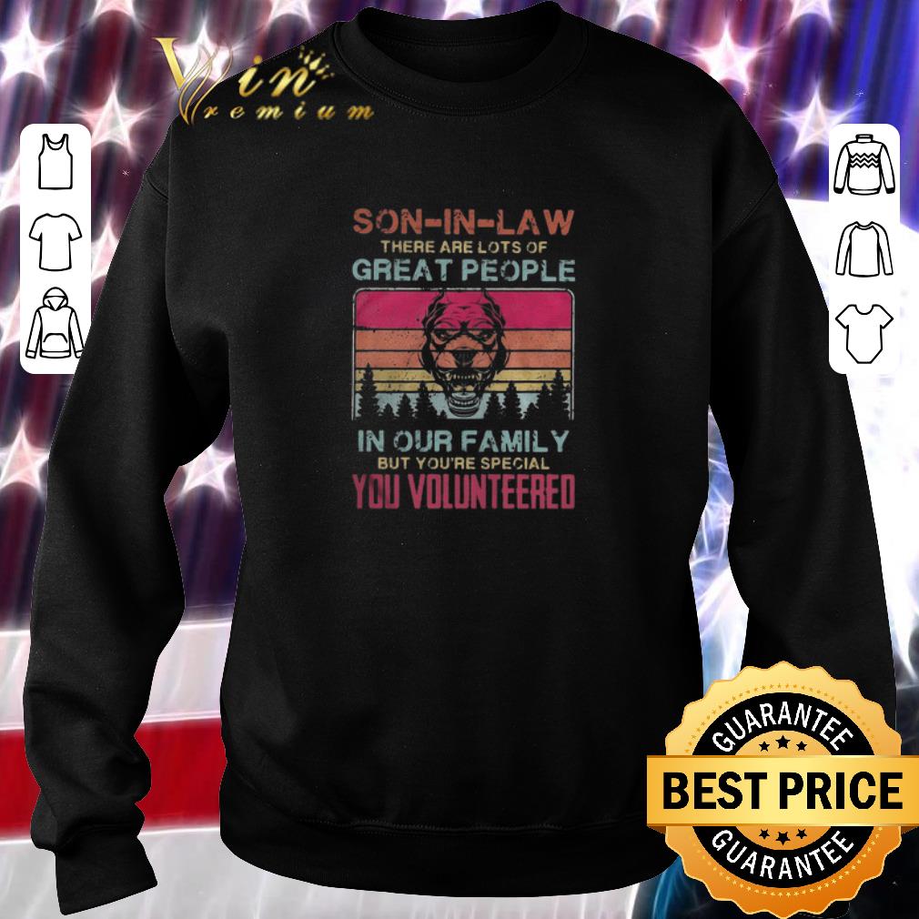 Awesome Bulldog son-in-law there are lots of great people vintage shirt