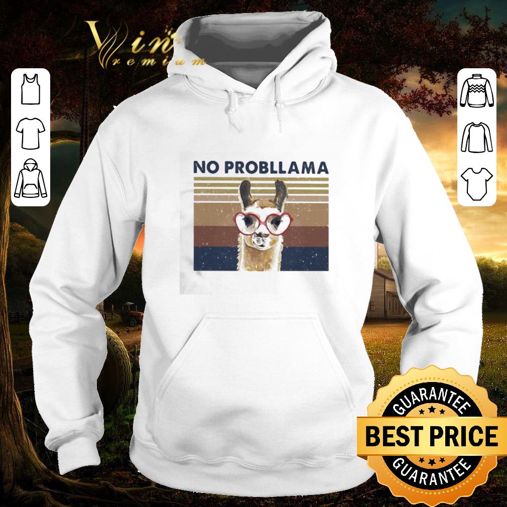 Top Llama no probllama vintage shirt