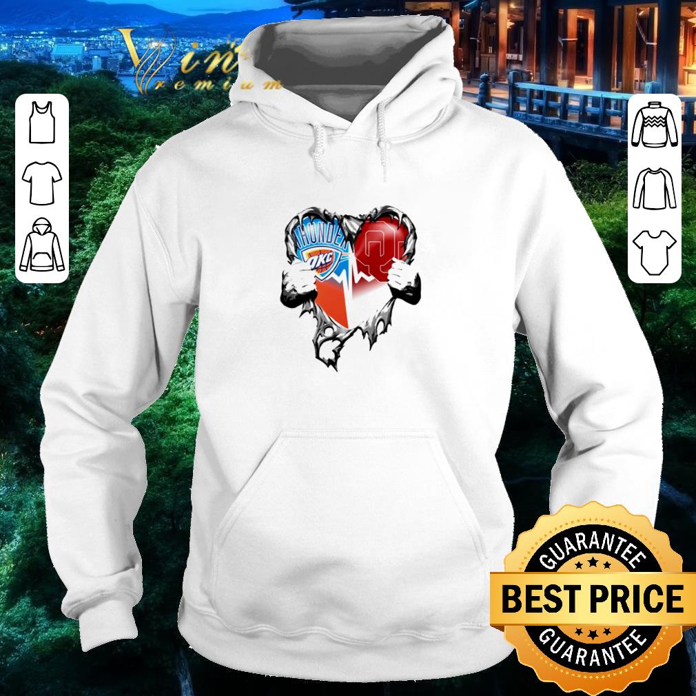 Pretty Oklahoma City Thunder vs Oklahoma Sooners inside me shirt