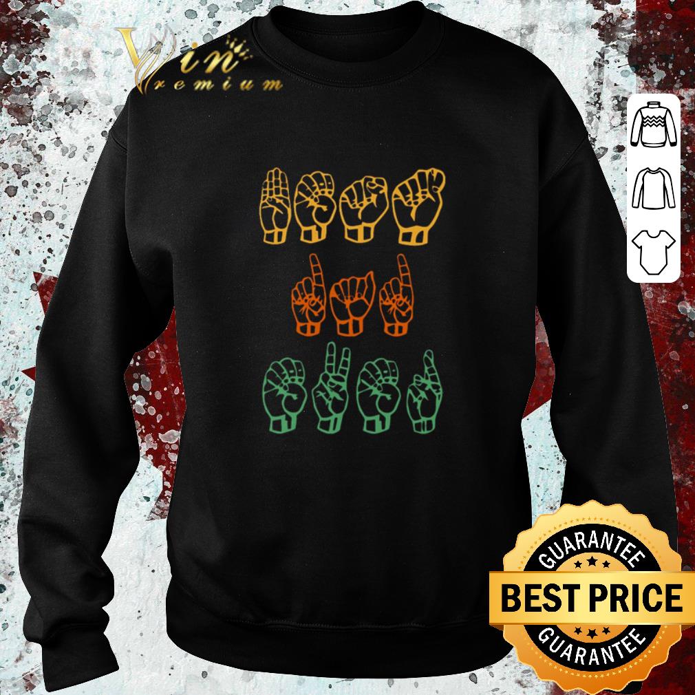 Original Sign Language Best Dad Ever Father's Day shirt 6 Original Sign Language Best Dad Ever Father's Day shirt