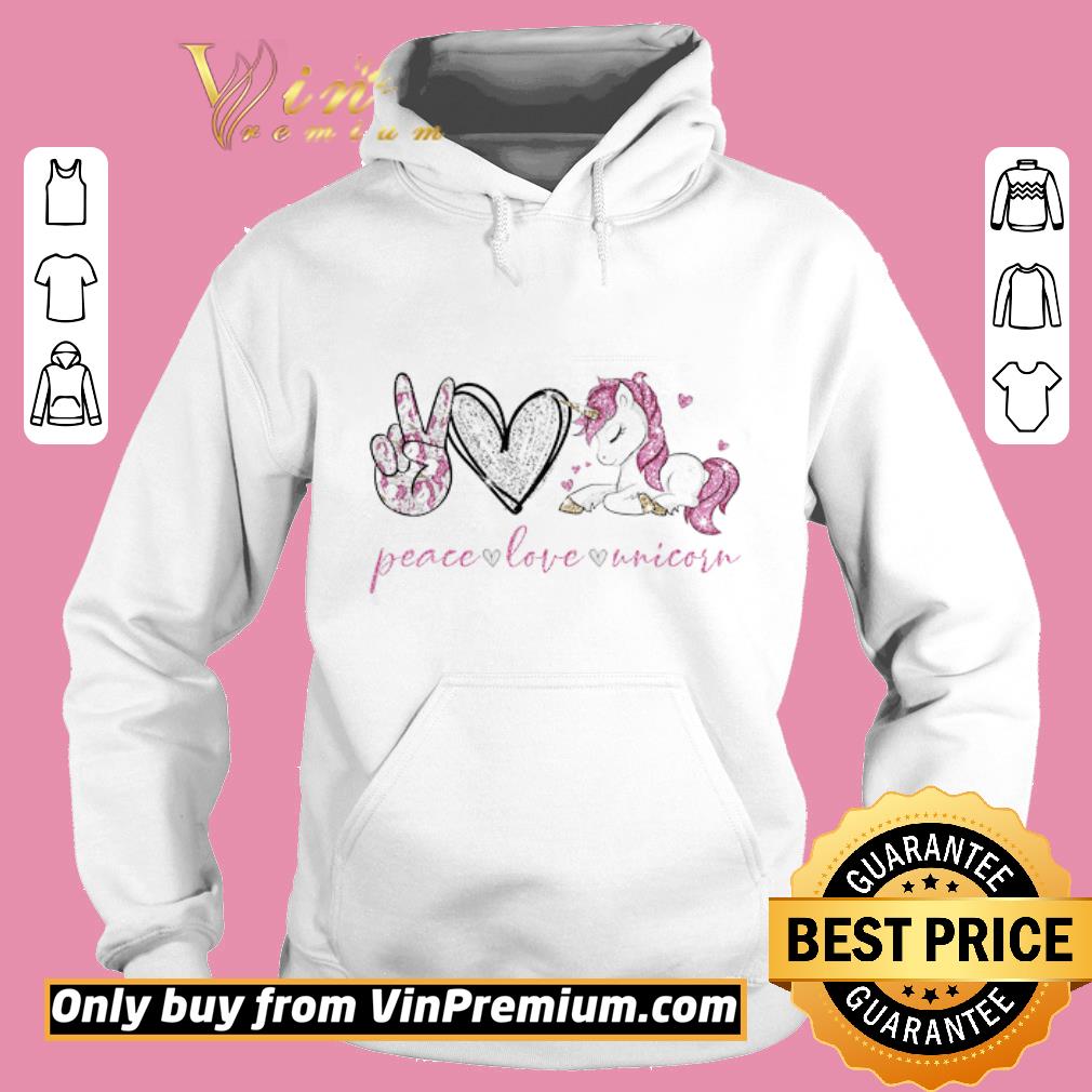 Awesome Peace Love Unicorn shirt