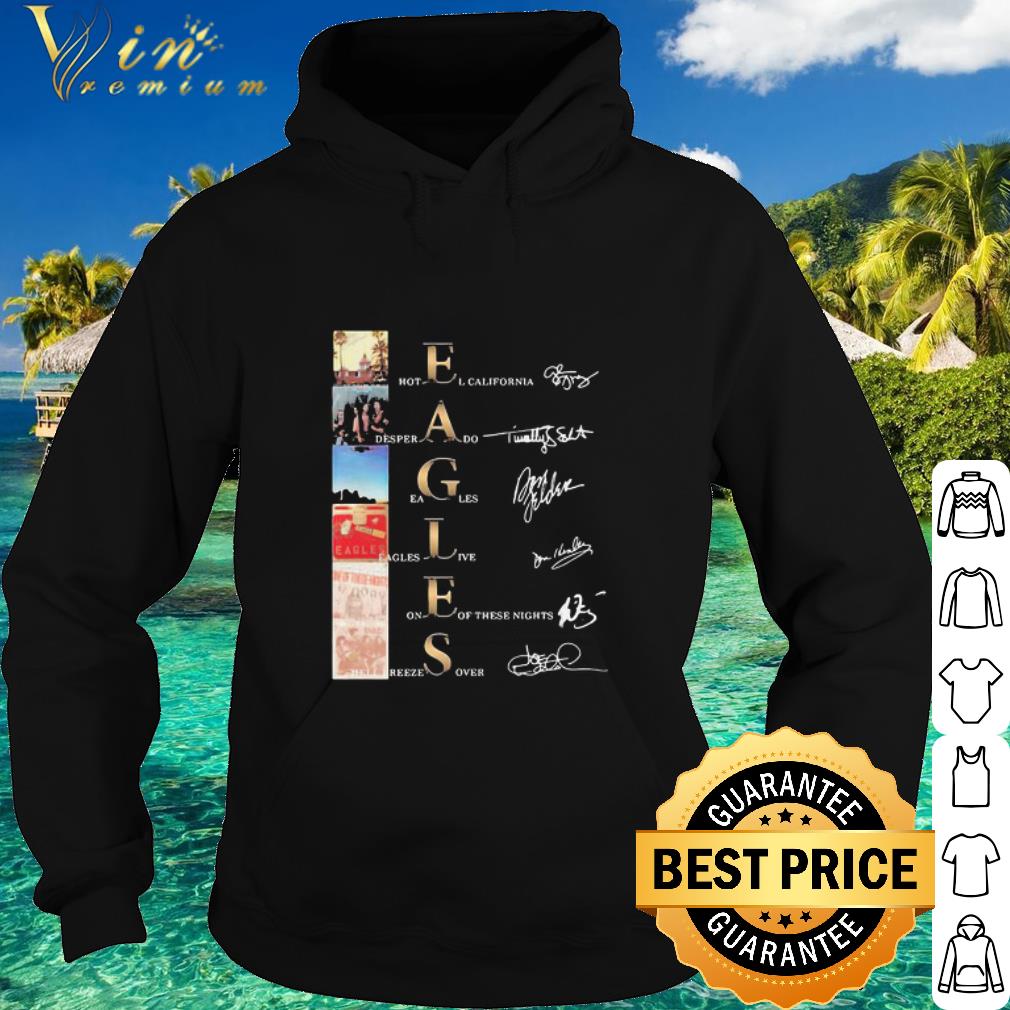 Original Eagles Band Albums Signatures shirt 6 Original Eagles Band Albums Signatures shirt