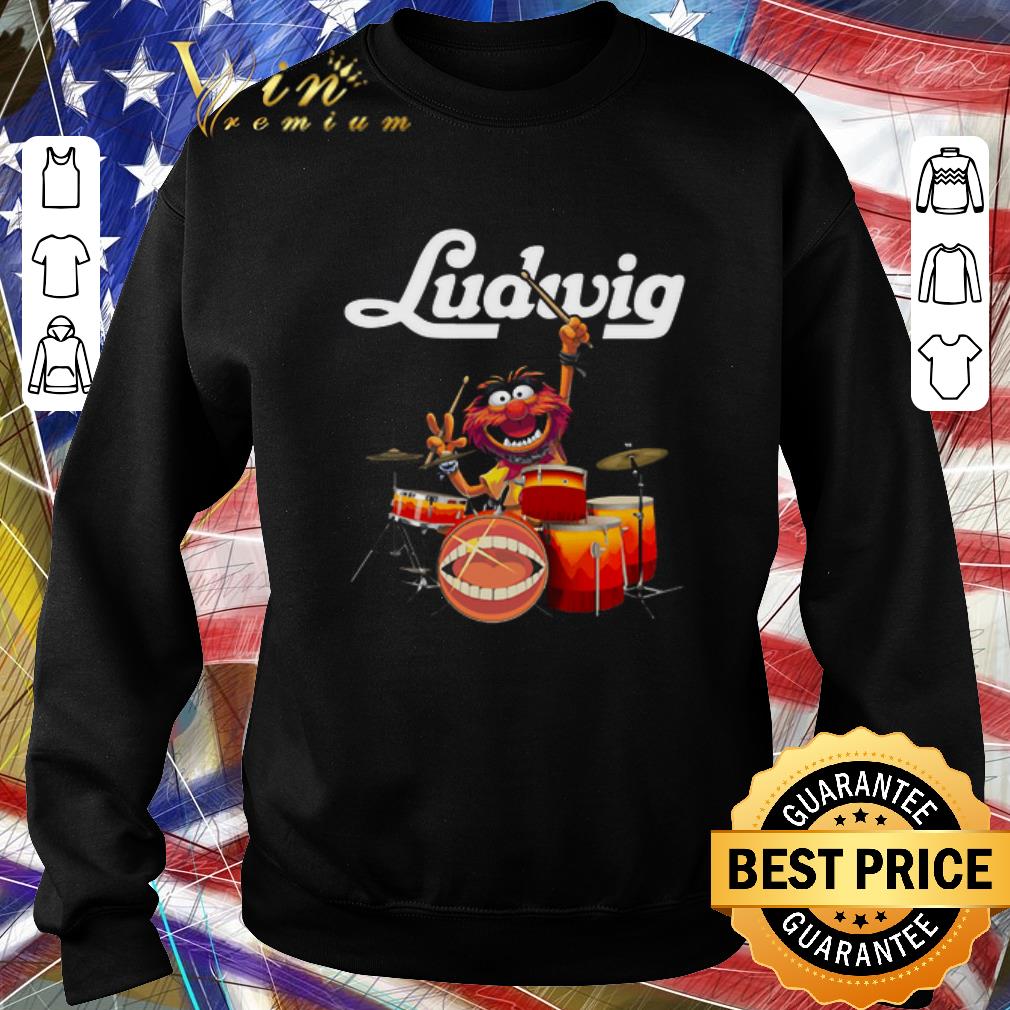 The Muppets Playing Drums Ludwig Logo shirt