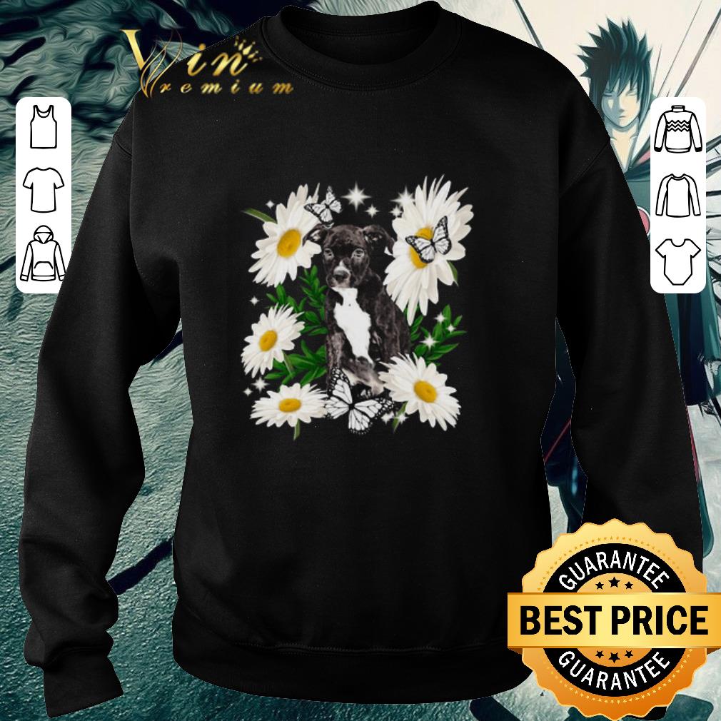 Premium Staffordshire Bull Terrier Daisy flower shirt 6 Premium Staffordshire Bull Terrier Daisy flower shirt