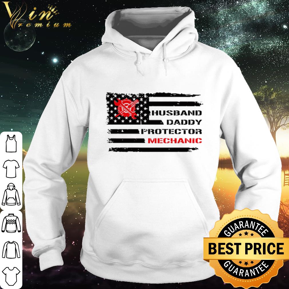 Top Husband Daddy Protector Mechanic Father's Day American Flag shirt 6 Top Husband Daddy Protector Mechanic Father's Day American Flag shirt