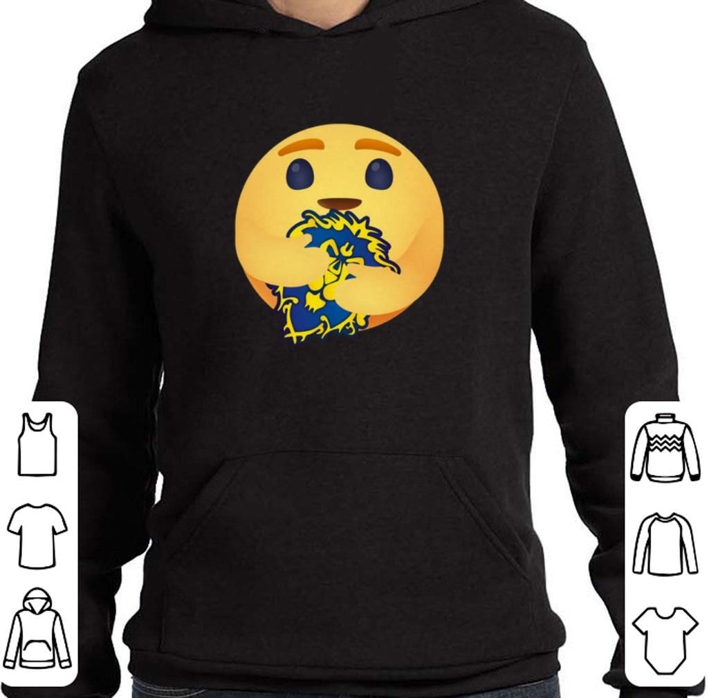 Official Care emoji hug World of Warcraft Alliance Logo shirt
