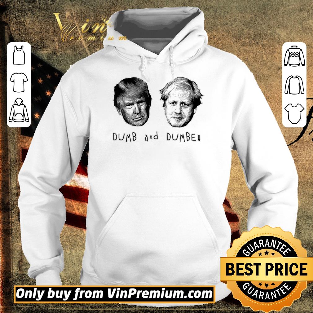 Top Donald Trump Boris Johnson DUMB AND DUMBER shirt