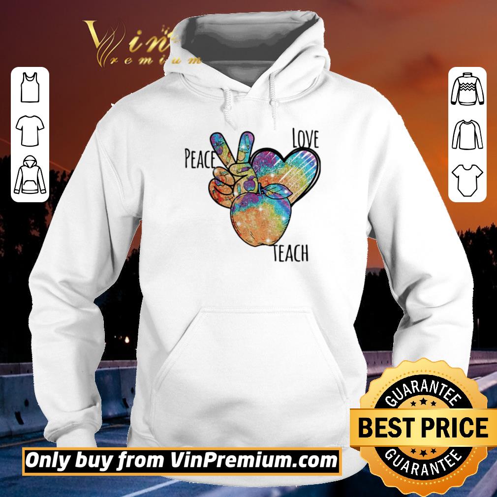 Pretty Peace love teacher apple diamond shirt 6 Pretty Peace love teacher apple diamond shirt