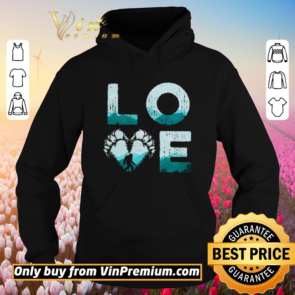 Pretty Love Bigfoot Mountain shirt