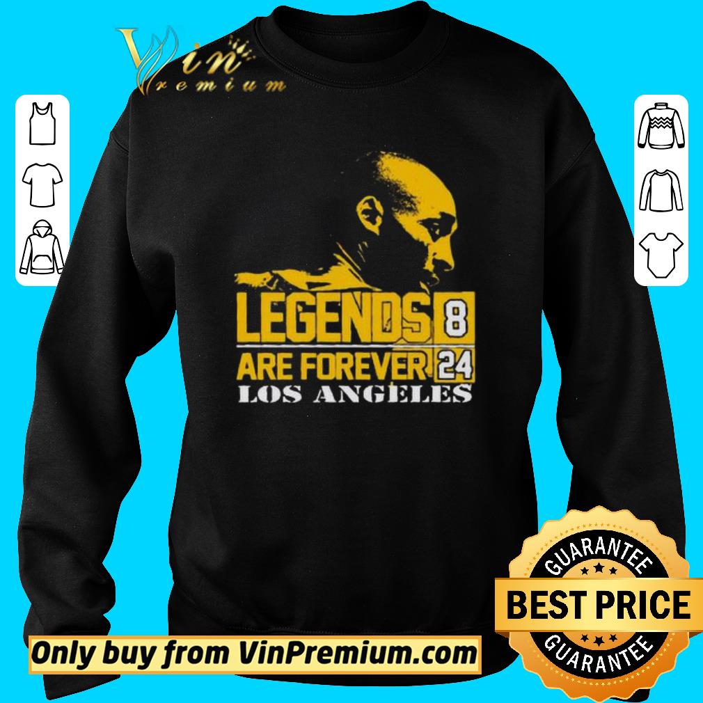 Hot Kobe Bryant Legends Are Forever 8 24 Los Angeles shirt