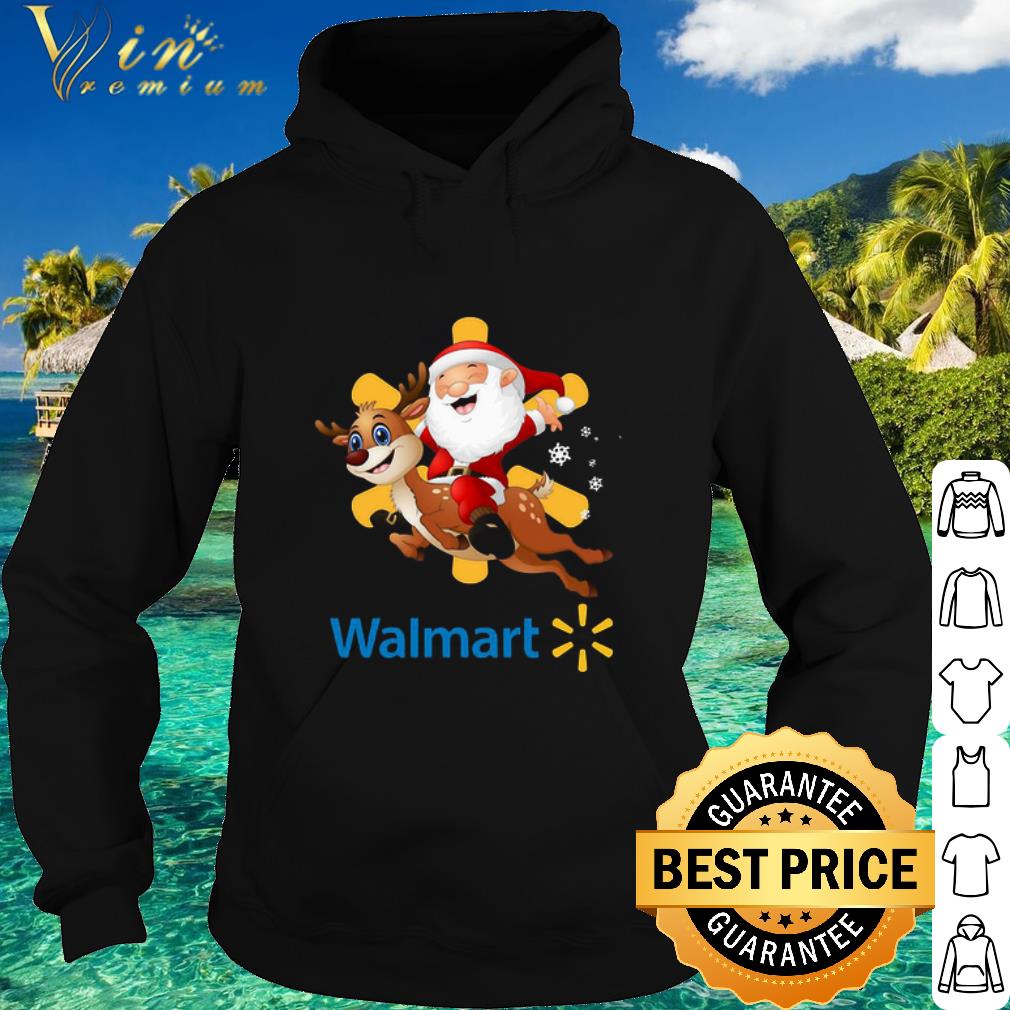 Pretty Christmas Santa Claus Riding Reindeer Walmart Logo shirt 6 Pretty Christmas Santa Claus Riding Reindeer Walmart Logo shirt