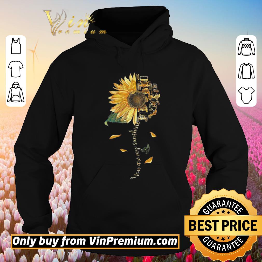 Awesome Jeep Sunflower You Are My Sunshine shirt