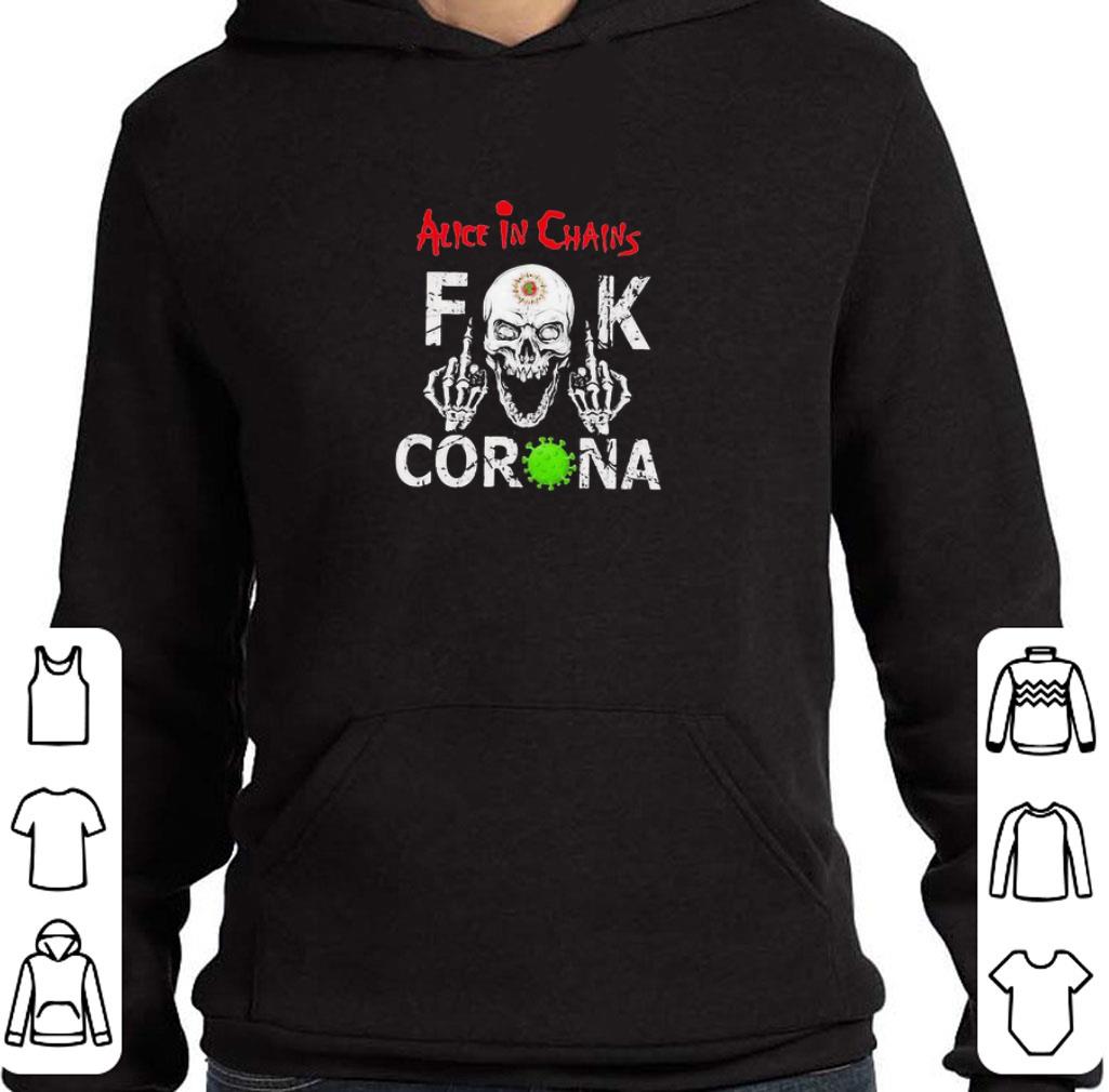 Funny Skull Alice In Chains Fuck Coronavirus shirt 6 Funny Skull Alice In Chains Fuck Coronavirus shirt