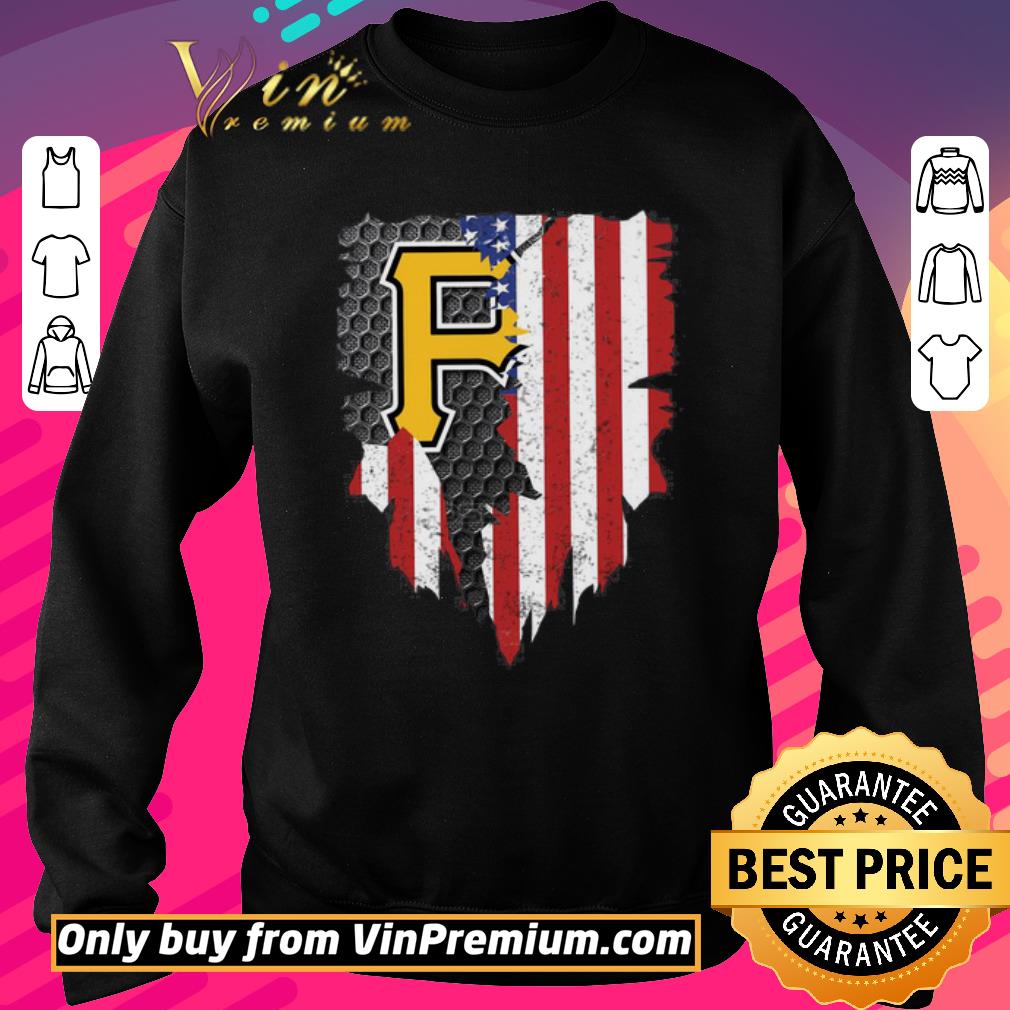 Awesome Pittsburgh Pirates Inside American Flag shirt 6 Awesome Pittsburgh Pirates Inside American Flag shirt