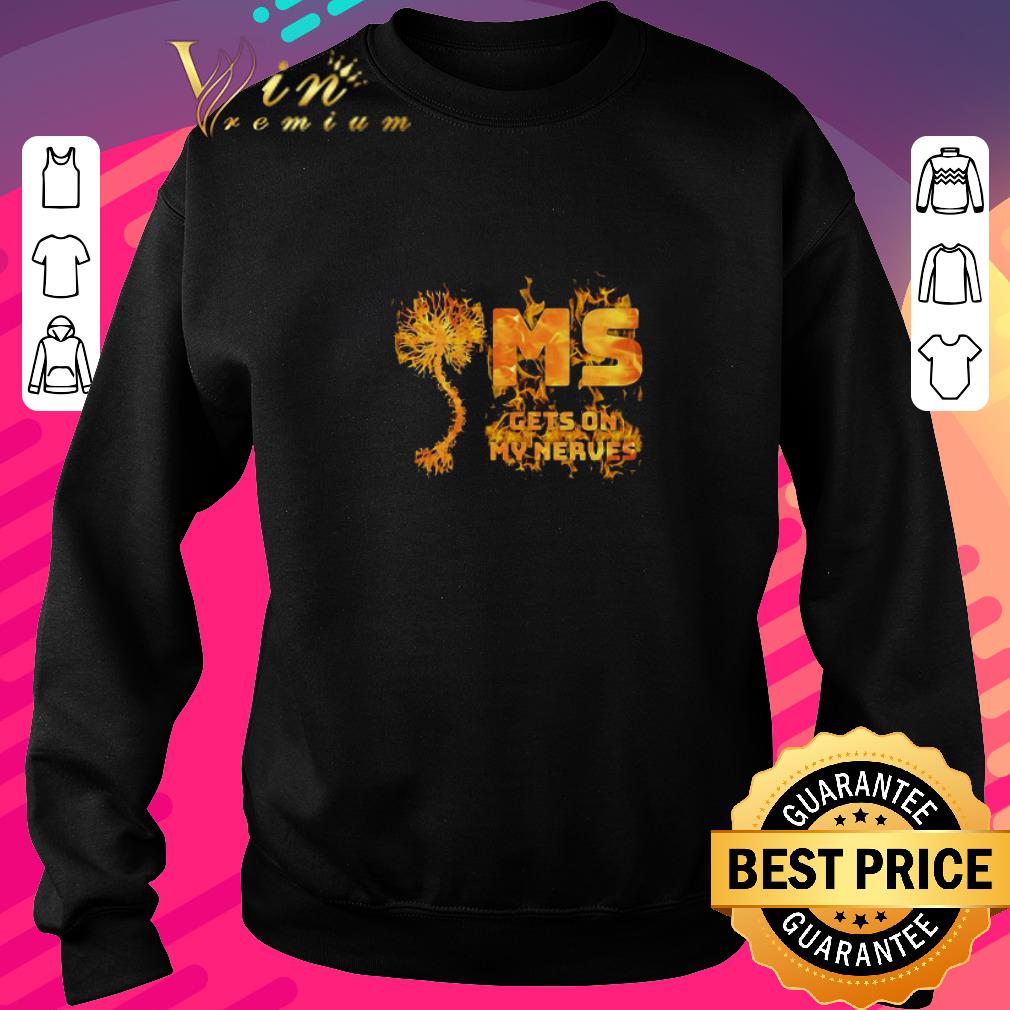 Pretty Multiple Sclerosis MS Gets On My Nerves shirt 6 Pretty Multiple Sclerosis MS Gets On My Nerves shirt