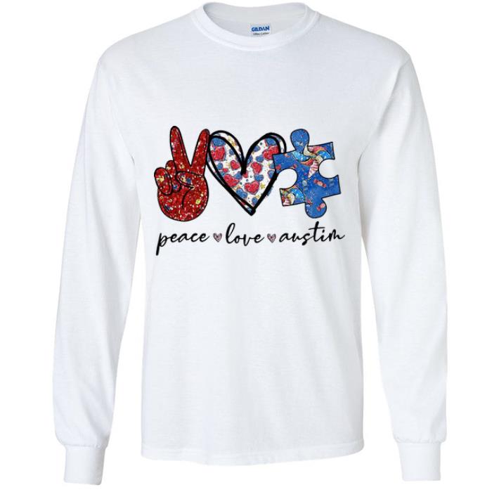 Original Peace Love Autism shirt