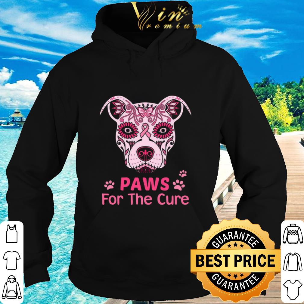 Pretty Pitbull Dog Tattoos Breast Cancer Awareness Paw for the cure shirt 6 Pretty Pitbull Dog Tattoos Breast Cancer Awareness Paw for the cure shirt