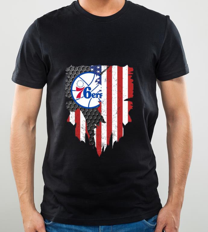 Official Philadelphia 76ers American Flag shirt