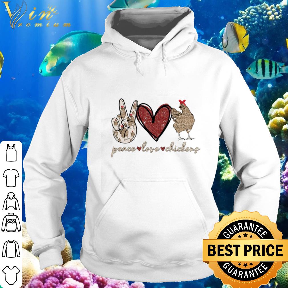 Top Peace love chickens shirt 6 Top Peace love chickens shirt
