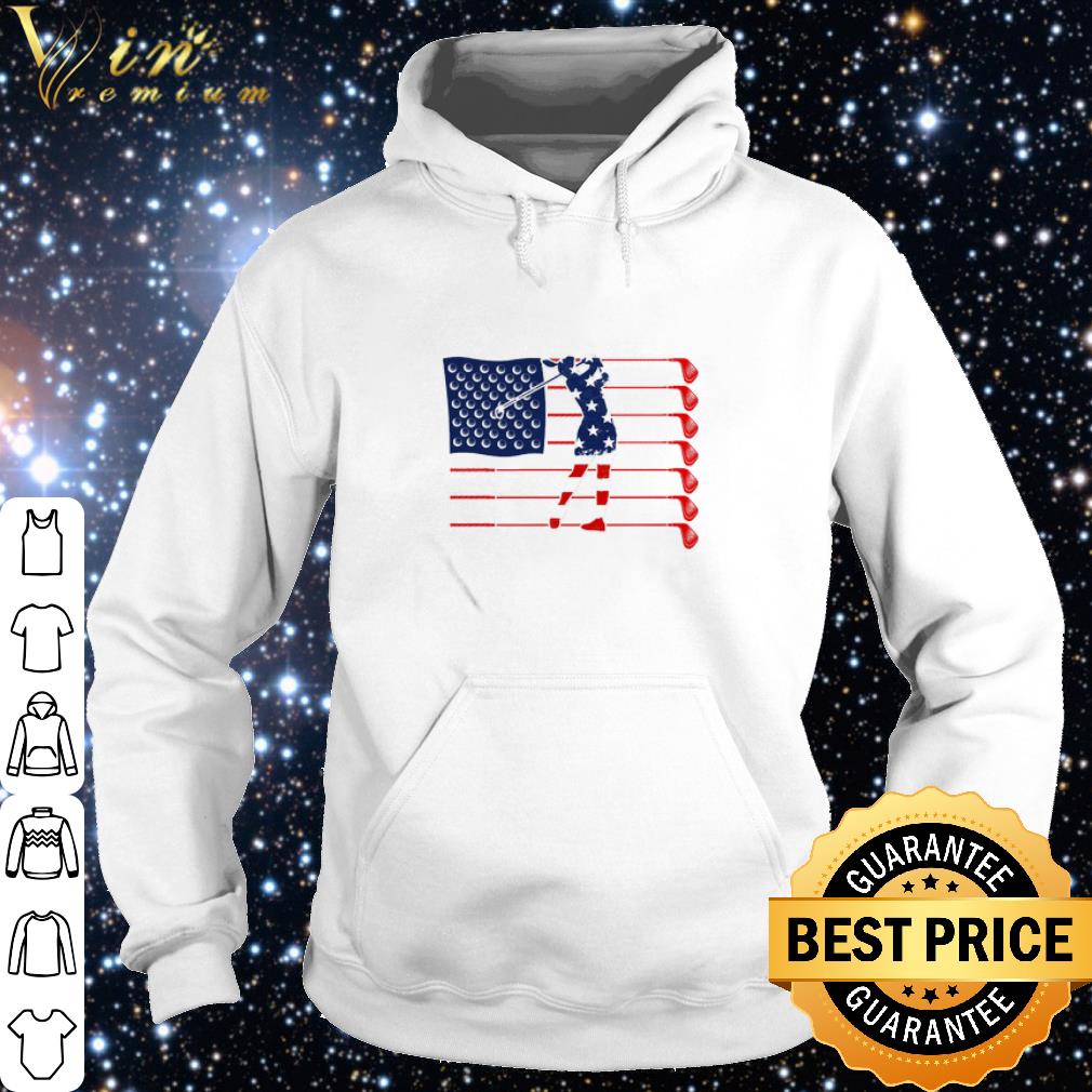 Best Golf American Flag 4th Of July Independence Day shirt
