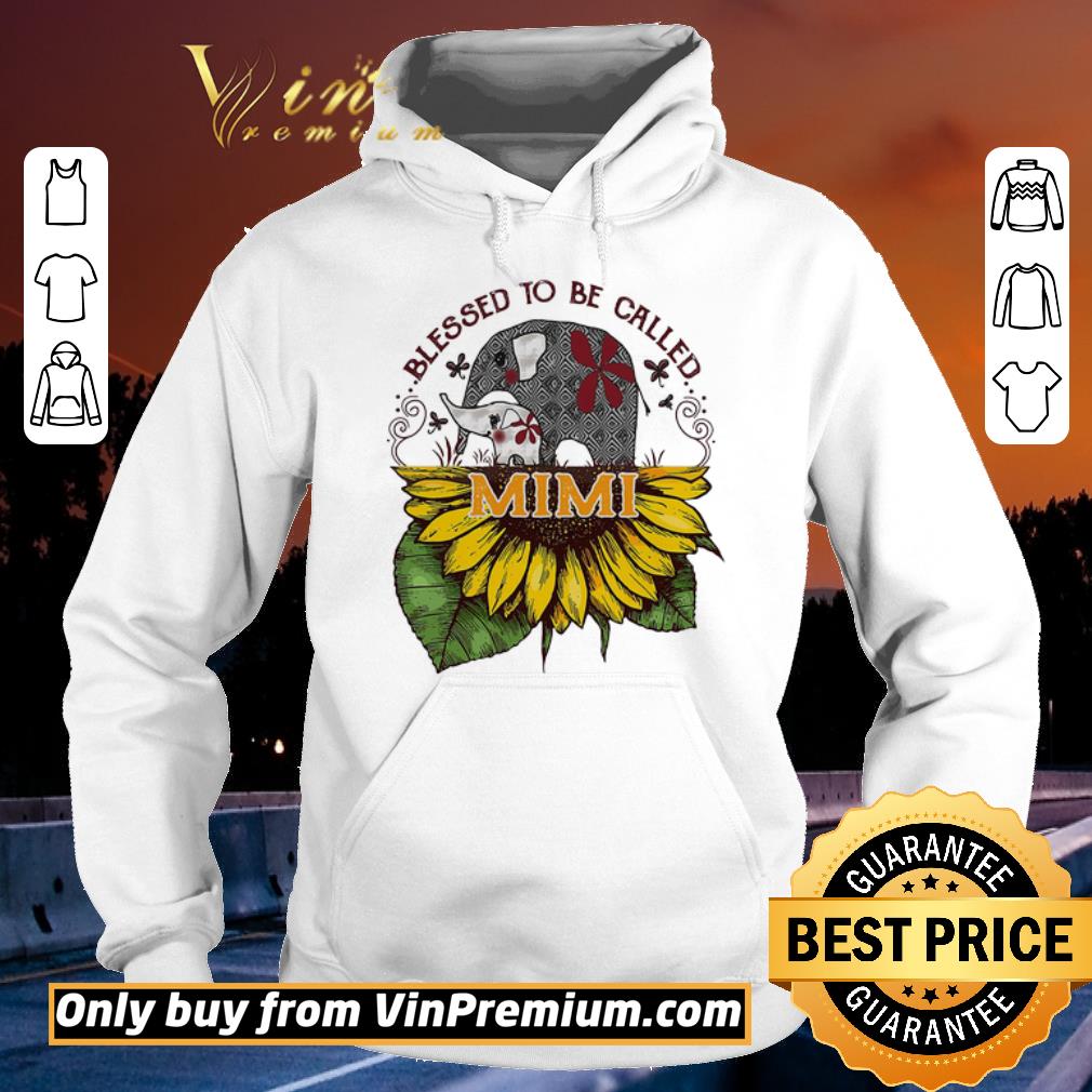 Awesome Blessed to be called mimi sunflower elephant shirt 6 Awesome Blessed to be called mimi sunflower elephant shirt