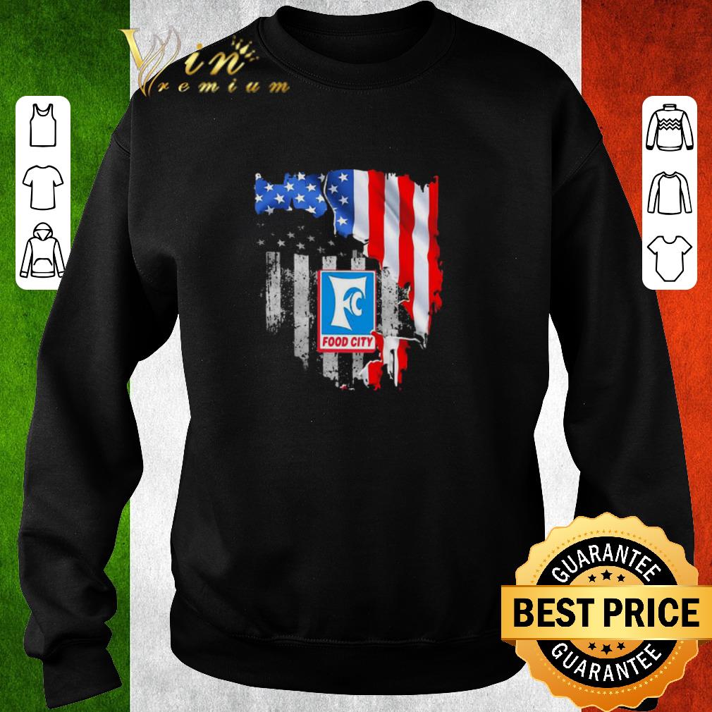 Funny Food City American Flag Independence Day shirt