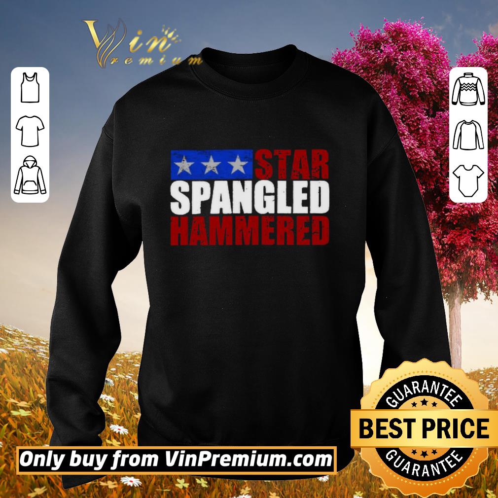 Original Star spangled hammered 4th of July shirt