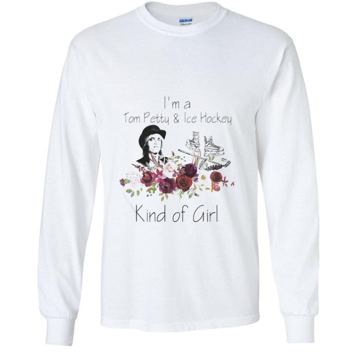 Pretty I’m A Tom Petty And Ice Hockey Kind Of Girl Floral shirt