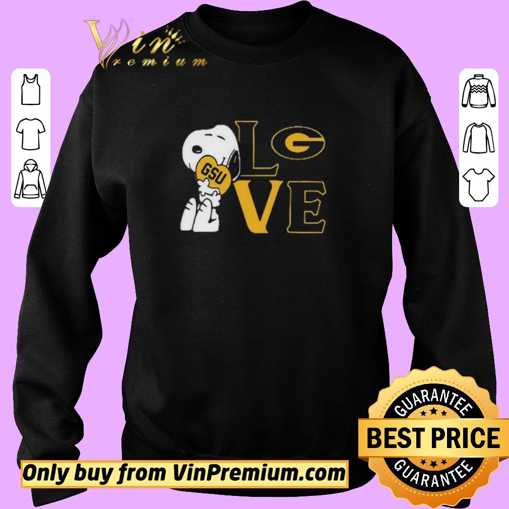 Awesome Snoopy Love Grambling State Tigers shirt
