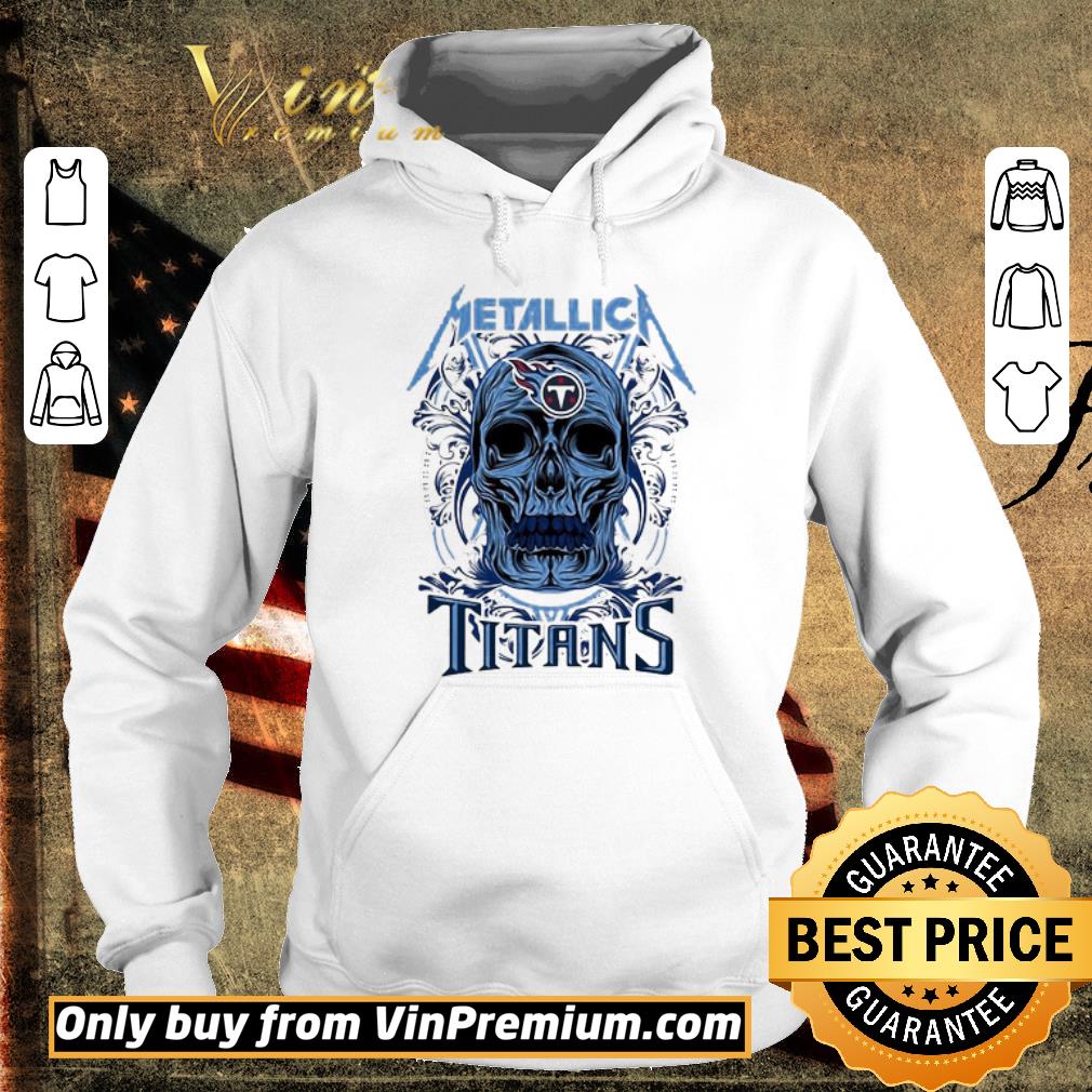 Pretty Skull metallica tennessee titans shirt