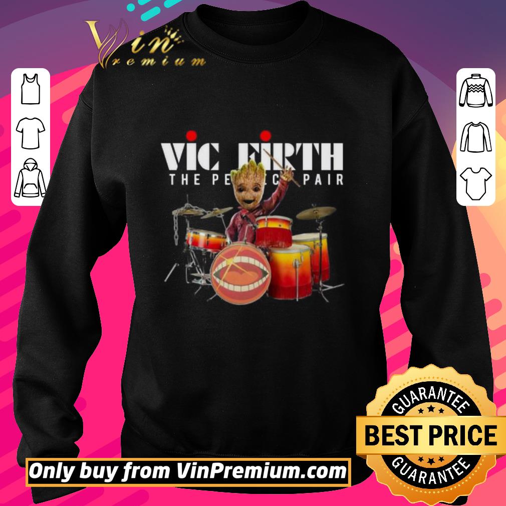 Hot Baby Groot Playing Drum Vic Firth The Peace Pair shirt 6 Hot Baby Groot Playing Drum Vic Firth The Peace Pair shirt