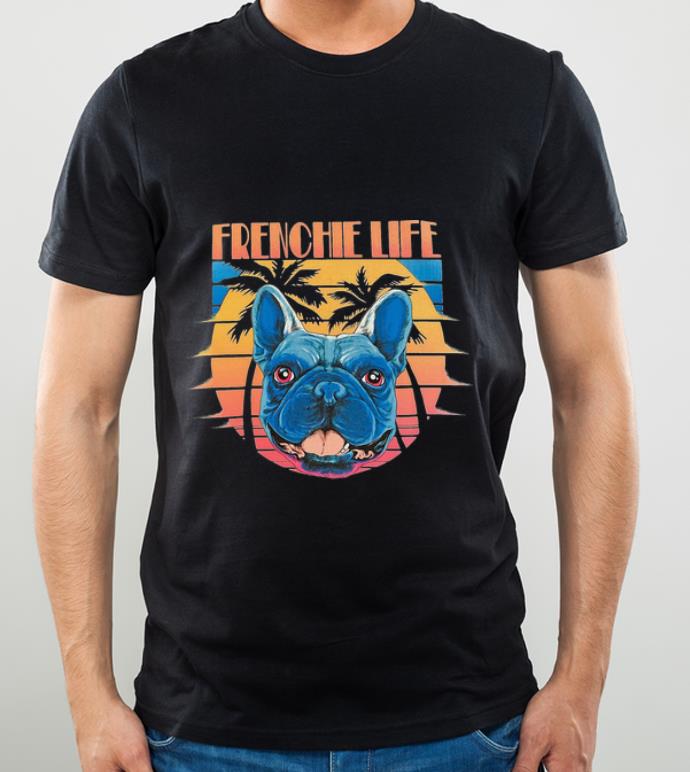 Top Vintage Frenchie Life Holiday shirt