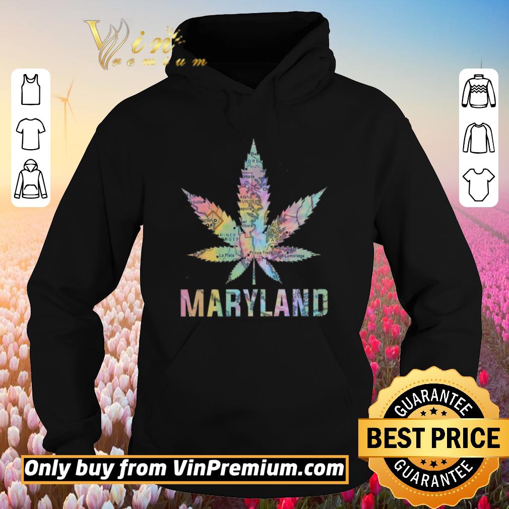 Awesome Weed Marijuana Maryland To Map Watercolor shirt 6 Awesome Weed Marijuana Maryland To Map Watercolor shirt