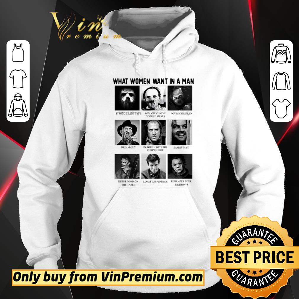 Top Horror what women want in a man shirt
