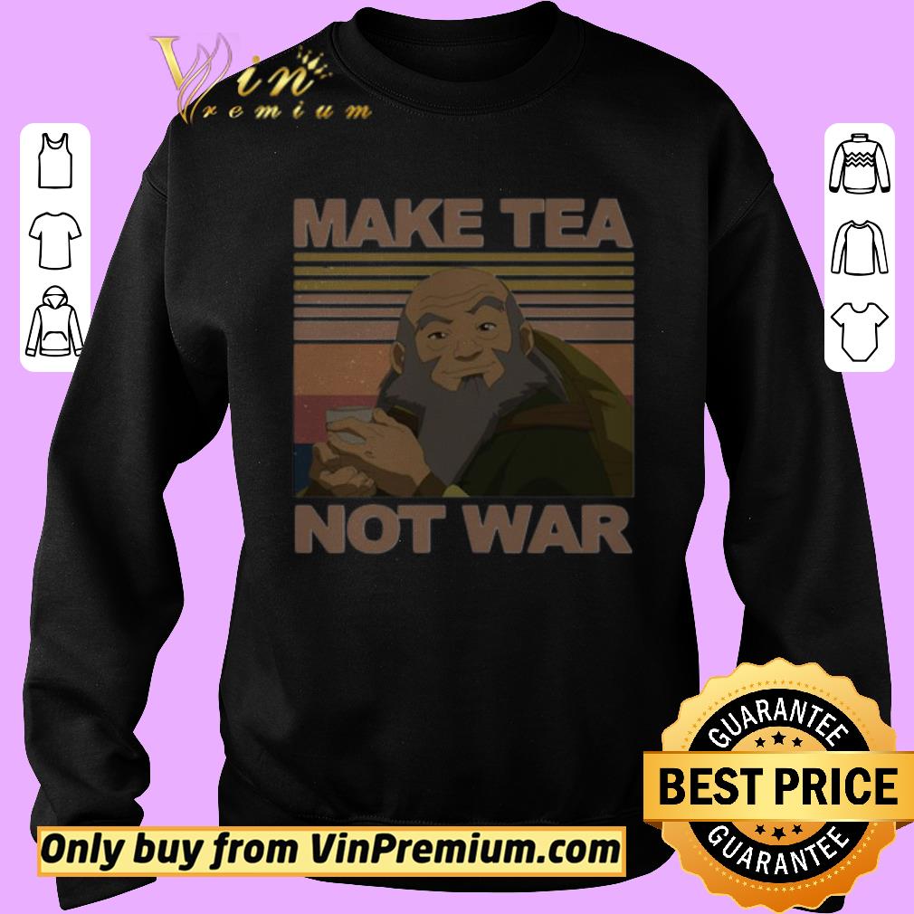 Pretty Make tea not war vintage shirt