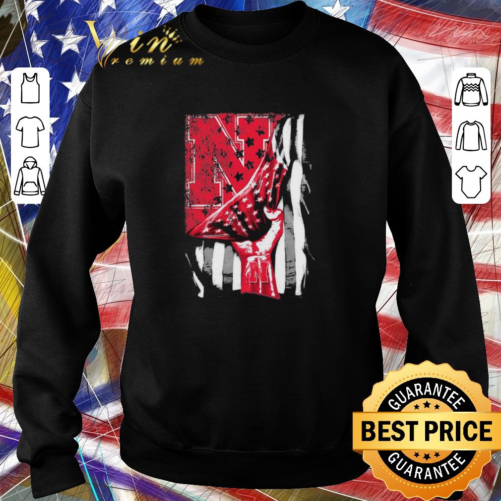 Funny Nebraska Cornhuskers American Flag Independence Day shirt