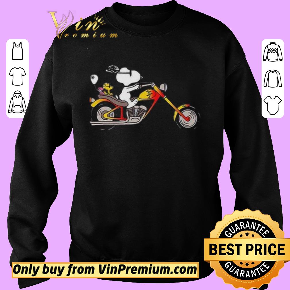 Nice Snoopy Riding Motorcycle shirt