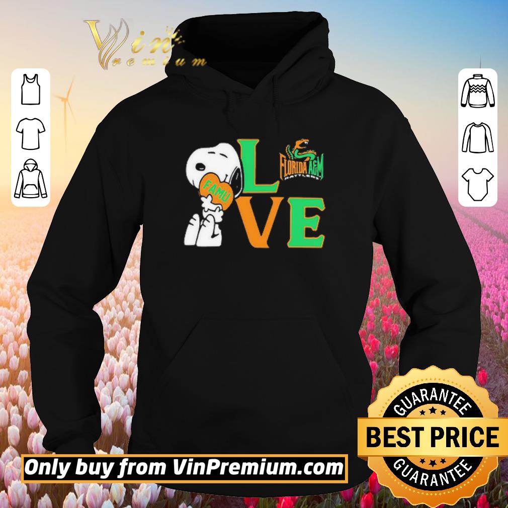 Awesome Snoopy Love Florida A&M Rattlers shirt 6 Awesome Snoopy Love Florida A&M Rattlers shirt