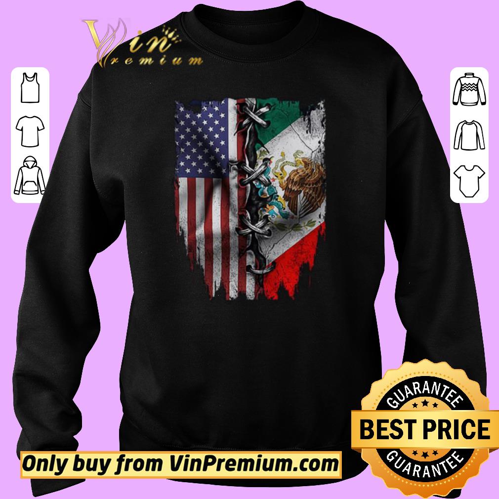 Pretty Flag American And Mexican Vintage shirt