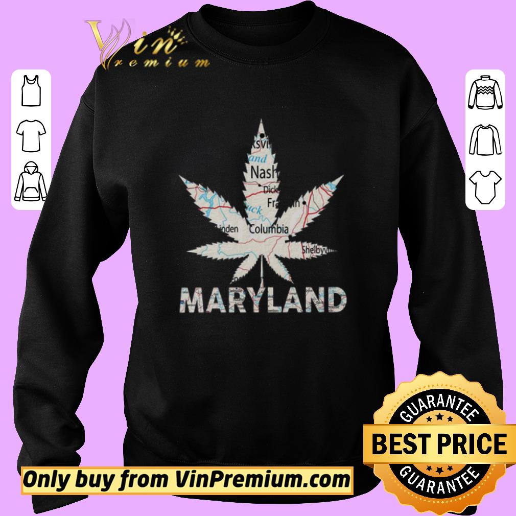 Hot Weed Maryland map shirt 6 Hot Weed Maryland map shirt