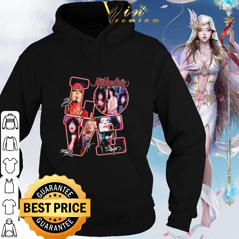 Cool Love Motley Crue Band All Signature shirt 6 Cool Love Motley Crue Band All Signature shirt