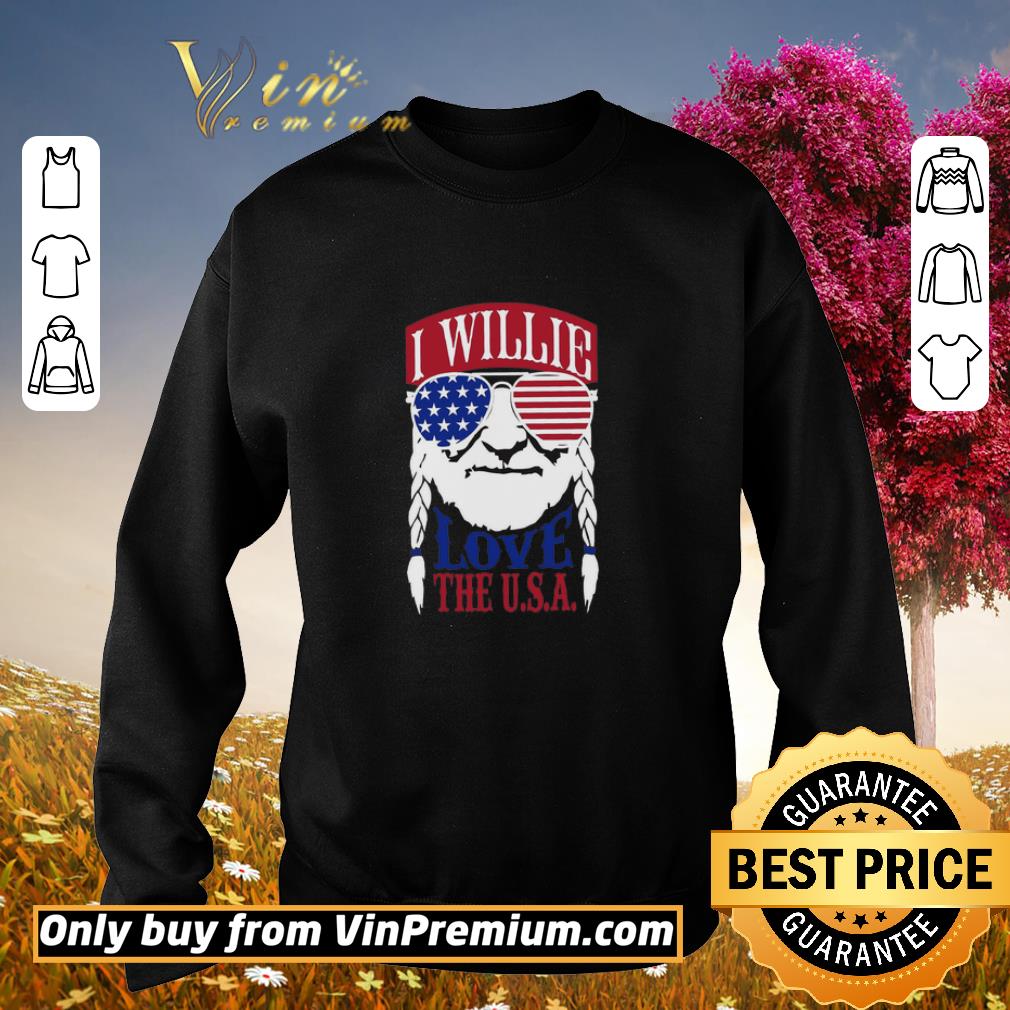 Pretty 4th Of July I Willie Love The Usa shirt