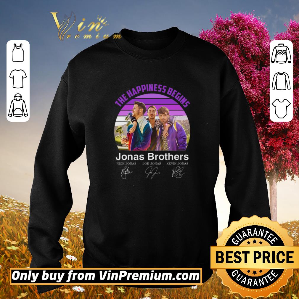 Hot The Happiness Begins Jonas Brothers Signature shirt 6 Hot The Happiness Begins Jonas Brothers Signature shirt