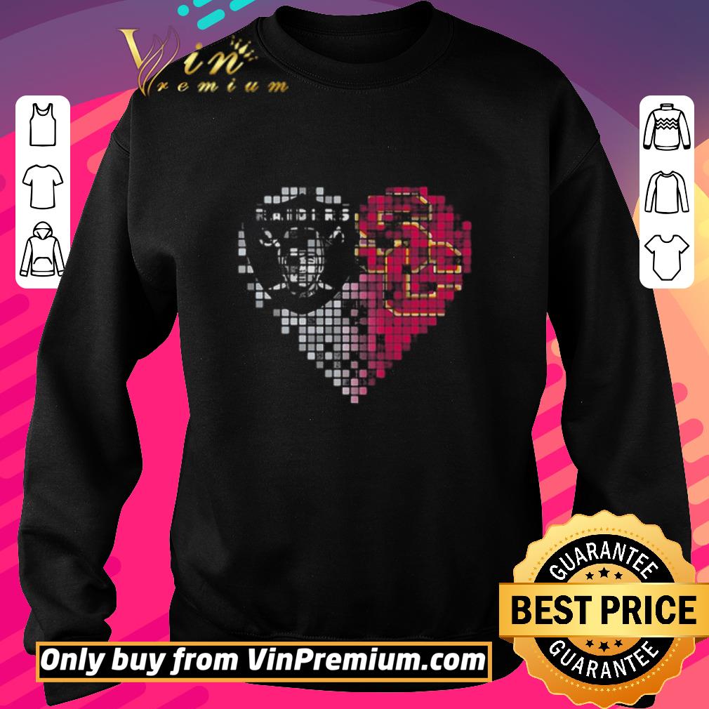 Pretty Love Oakland Raiders And USC Trojans Logo shirt 6 Pretty Love Oakland Raiders And USC Trojans Logo shirt