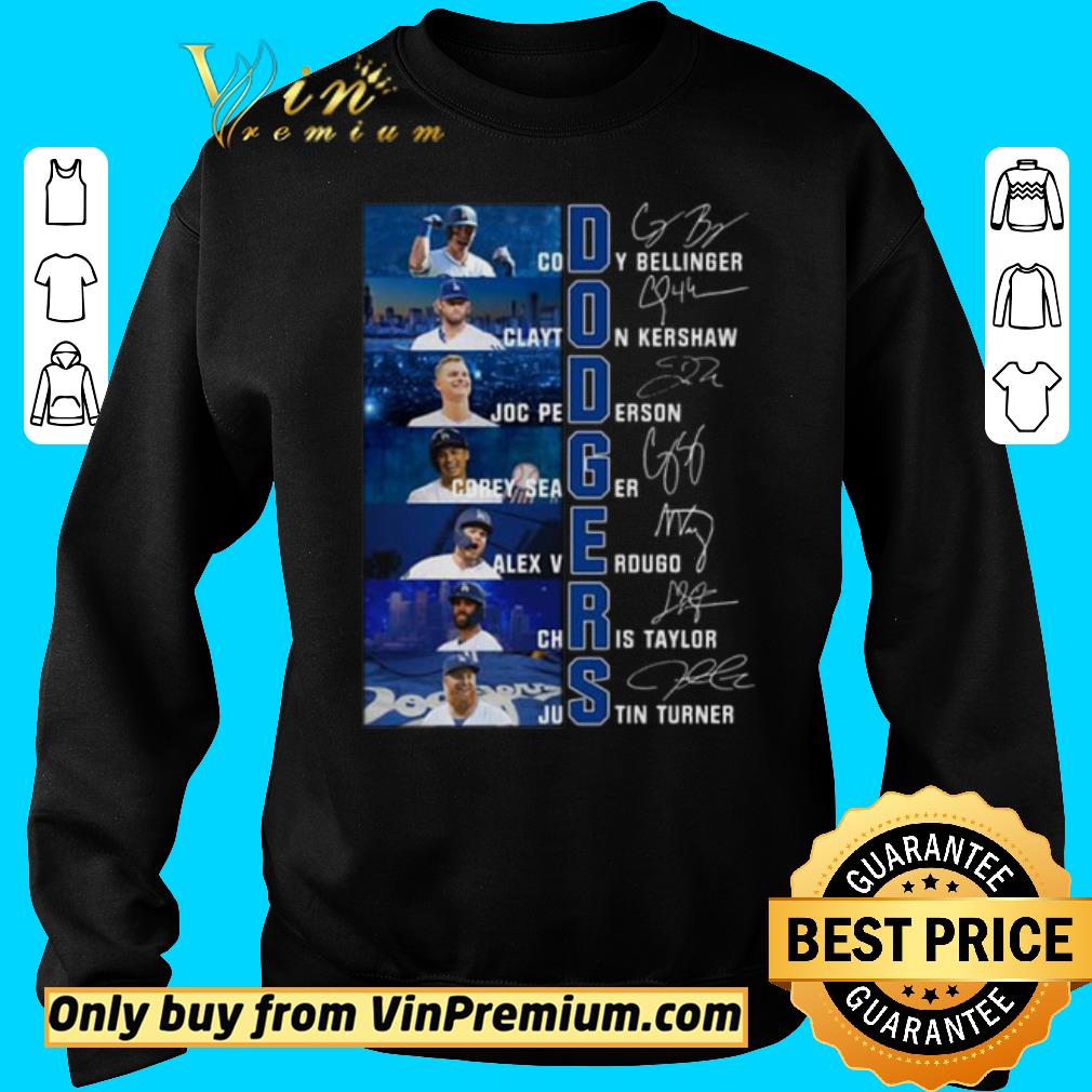 Pretty Los Angeles Dodgers Members Signatures shirt 6 Pretty Los Angeles Dodgers Members Signatures shirt