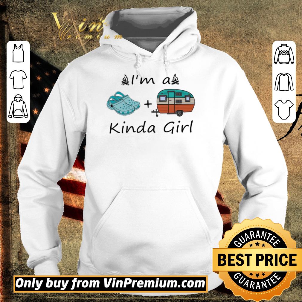 Pretty I’m a crocs camping kinda girl shirt